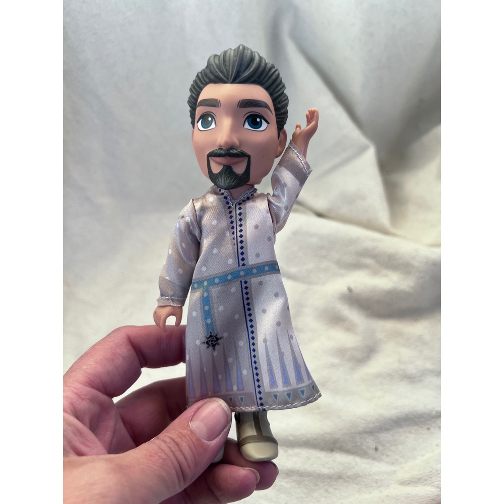 Disney Wish King Magnifico Jakks Pacific 6 inch Small Doll Figure Silver Blue